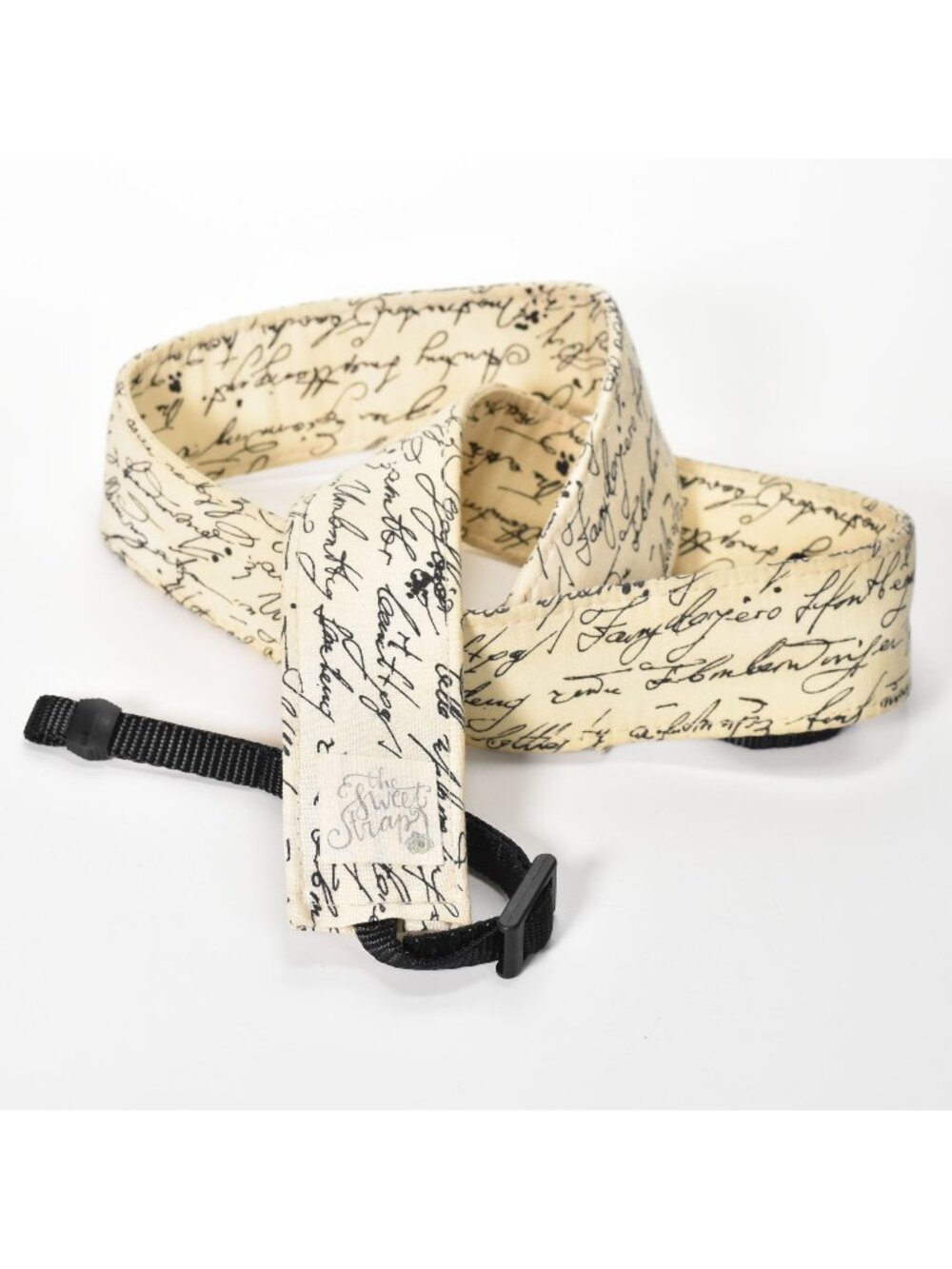 The Sweet Strap Wide Camera Strap Signature Beige Black Patterned Boho